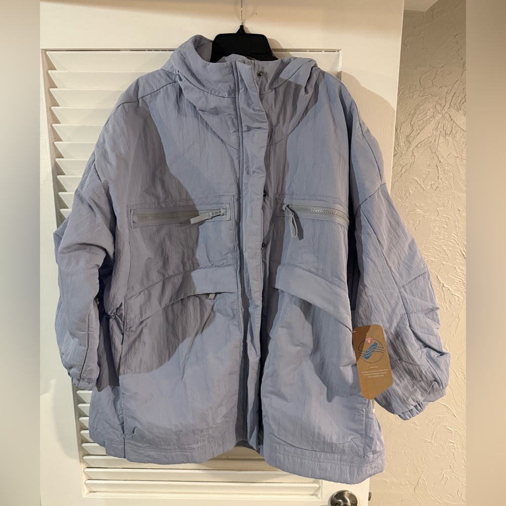 New Womens Free People FP Movement Billie Boxy Insulated Lightweight Jacket